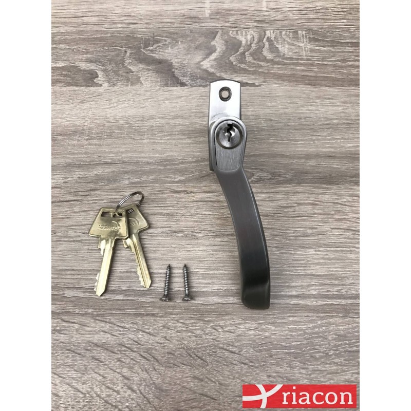 Jasa lockable window handle with 6 pin cyl. - Supply and Fit Only